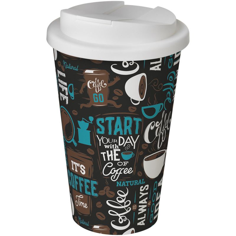 Brite-Americano® 350 ml isolert kopp med sølesikkert lokk