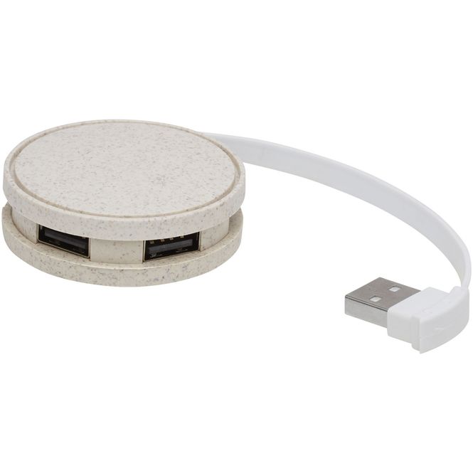 Hovedbilde Kenzu USB hub av hvetehalm
