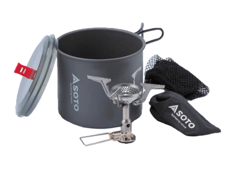 Soto gasbrenner Amicus & New River Pot Grey