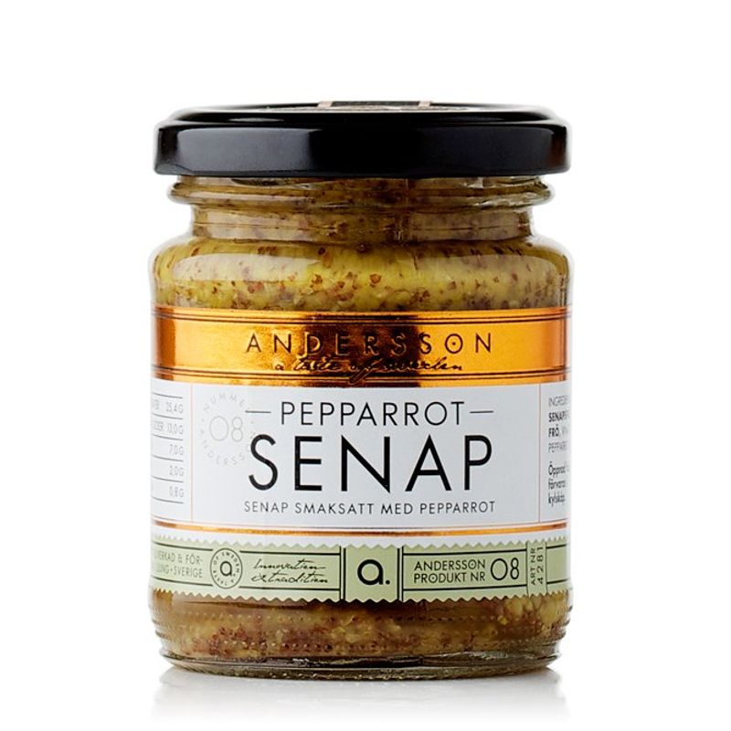 Sennep med pepperrot, Andersson 150g