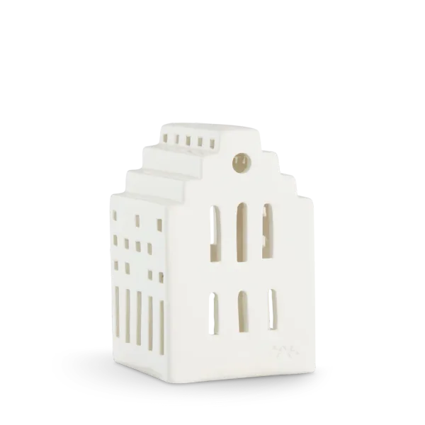 Hovedbilde Kähler Urbania Lyshus Langkirke H10 cm hvit