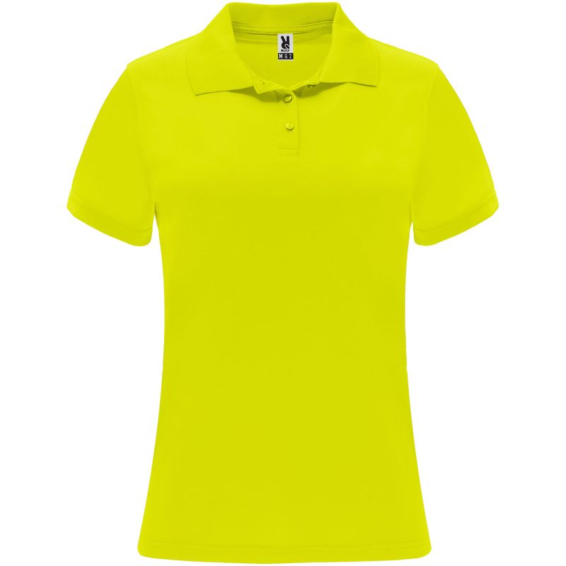 Monzha kortermet teknisk polo for dame