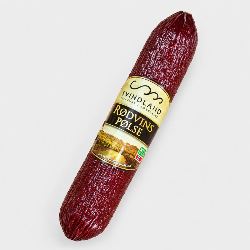 Rødvinspølse 200g 