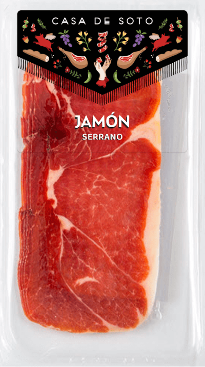 Serranoskinke oppskåret 40 g 