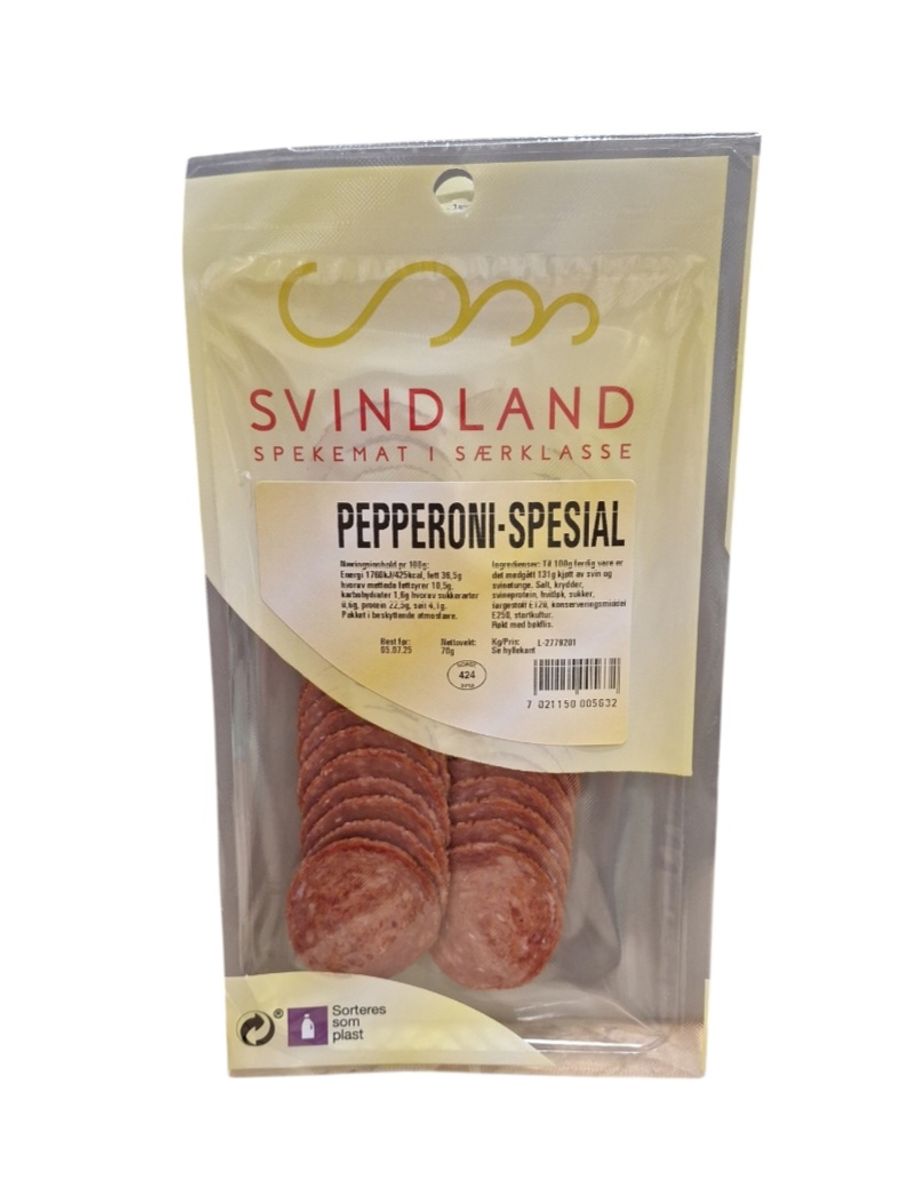 Pepperoni 70g Svindland