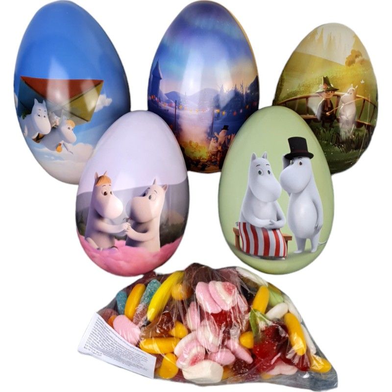 Mummitrollet Påskeegg 18 cm (Uten innhold)